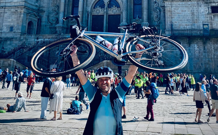 Fietstocht naar Santiago de Compostella